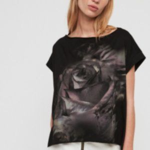 ALL SAINTS Rose Brush Pina Tee L